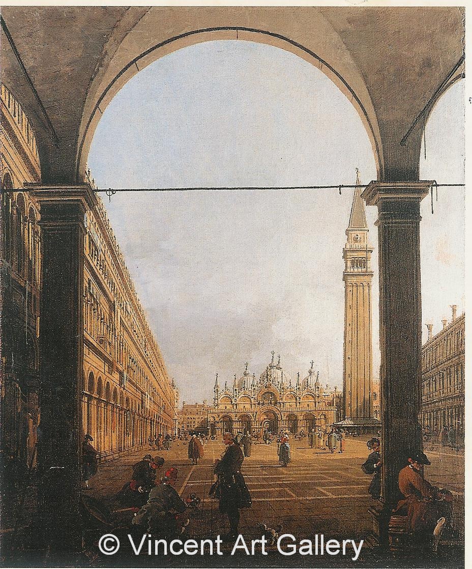 A1001, CANALETTO, Piazza San Marco. Looking East